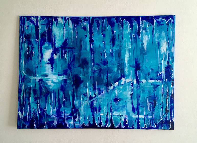 Original Abstract Expressionism Abstract Painting by Olga Koval