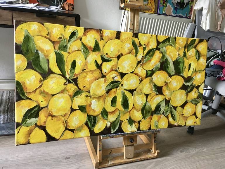 Original Floral Painting by Olga Koval