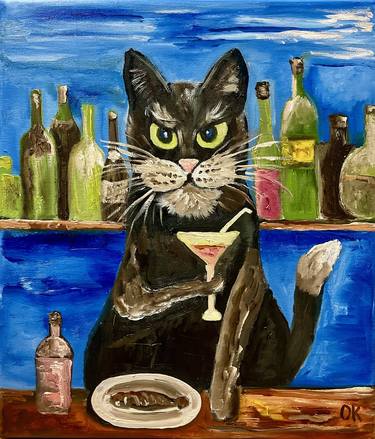 Martini cat. Friday Evening. thumb