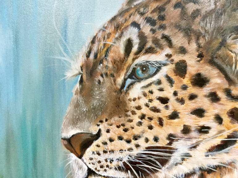 Original Photorealism Animal Painting by Olga Koval