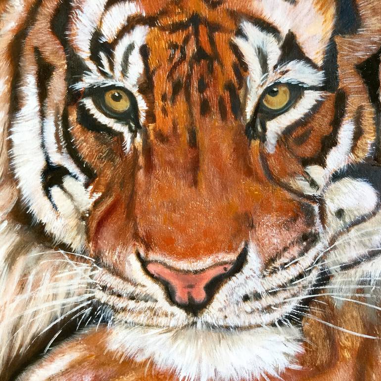 Original Photorealism Animal Painting by Olga Koval