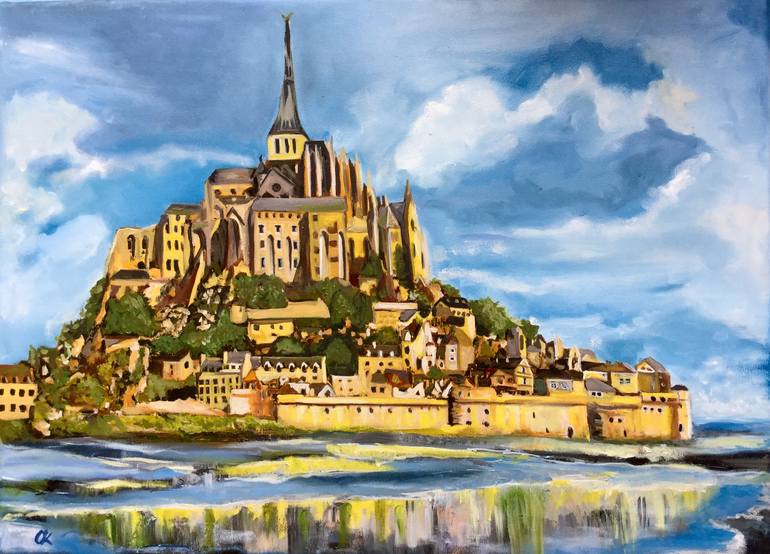Le Mont Saint Michel Painting by Olga Koval Saatchi Art