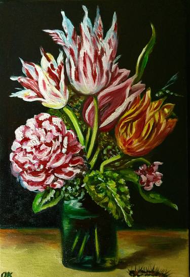 Original Floral Paintings by Olga Koval