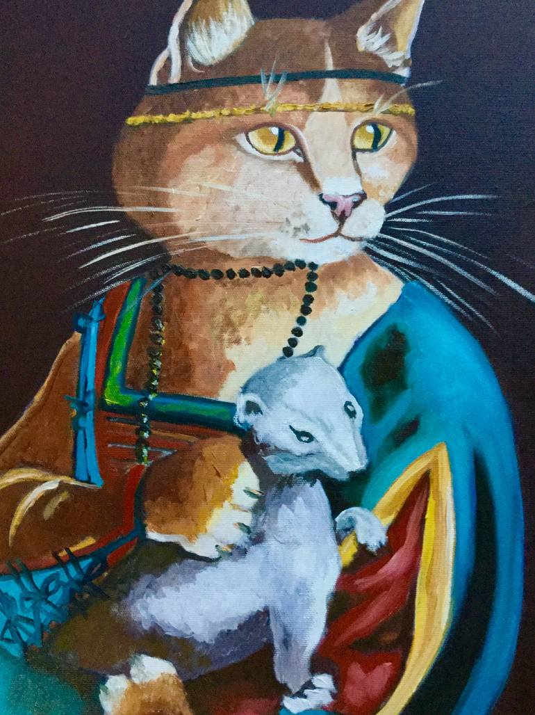 Original Animal Painting by Olga Koval