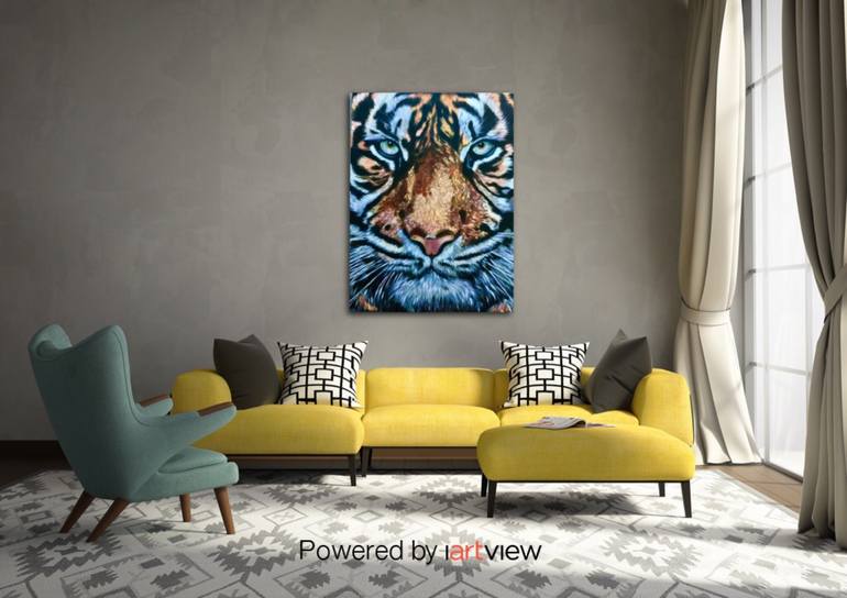 Original Expressionism Animal Painting by Olga Koval