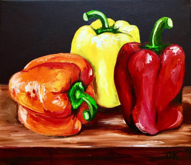 Original Still Life Painting by Olga Koval