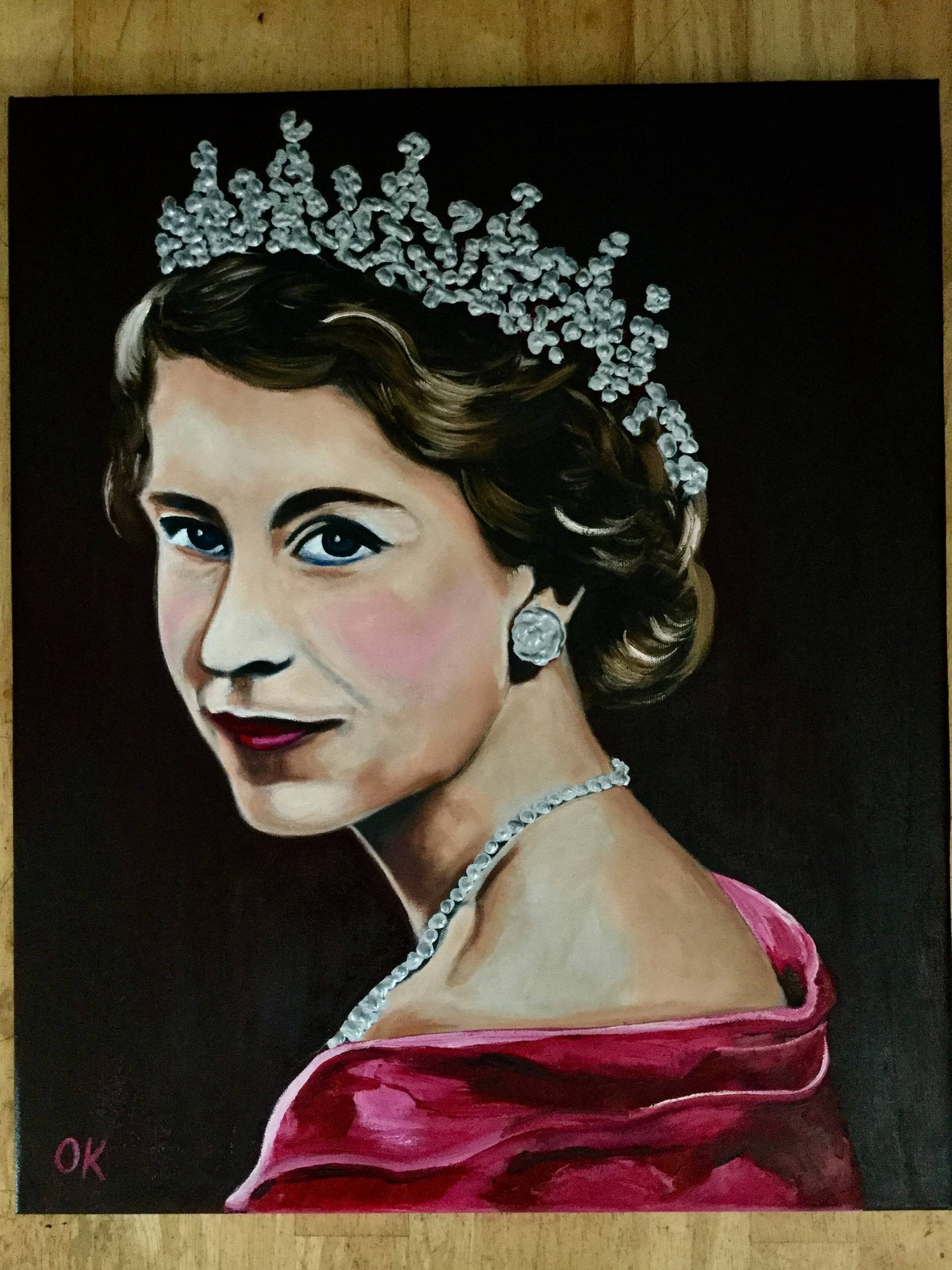 young queen elizabeth ii portrait