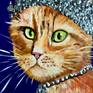 Version of famous portrait Queen Elizabeth with a cat
I have done one of them for cats lovers in oil and acrylic on canvas .
Ready to hang .
Signed on the front
I created this painting using fine artist oil and acrylic paints which will not fade when they get exposed to UV light Painting continues around the edges of the canvas giving a very contemporary style although it can be framed if you wish
This work is sold unframed and shipped in cardboard box which is very secure for shipping canvases
