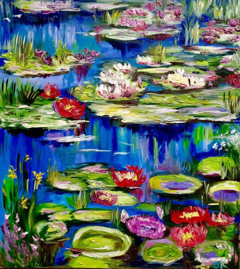 famous lily pad painting