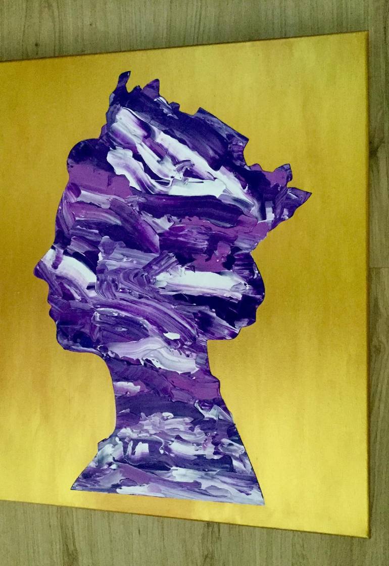 Original Abstract Pop Culture/Celebrity Painting by Olga Koval