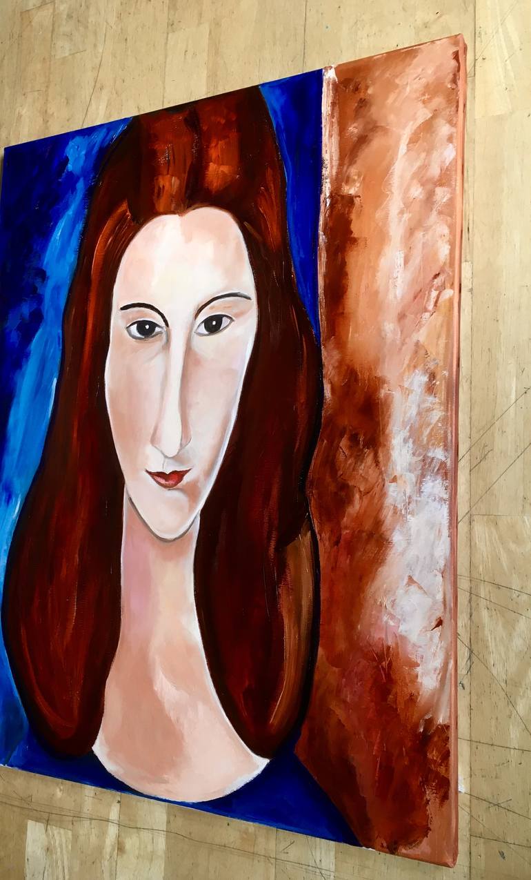 Original Impressionism Women Painting by Olga Koval