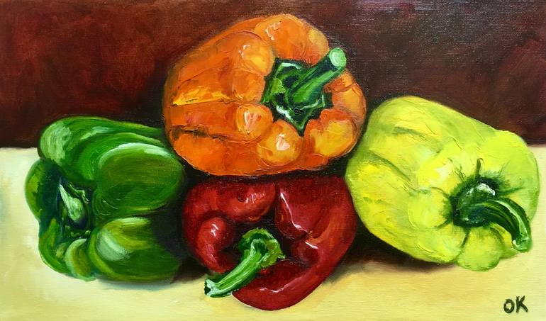 Original Still Life Painting by Olga Koval