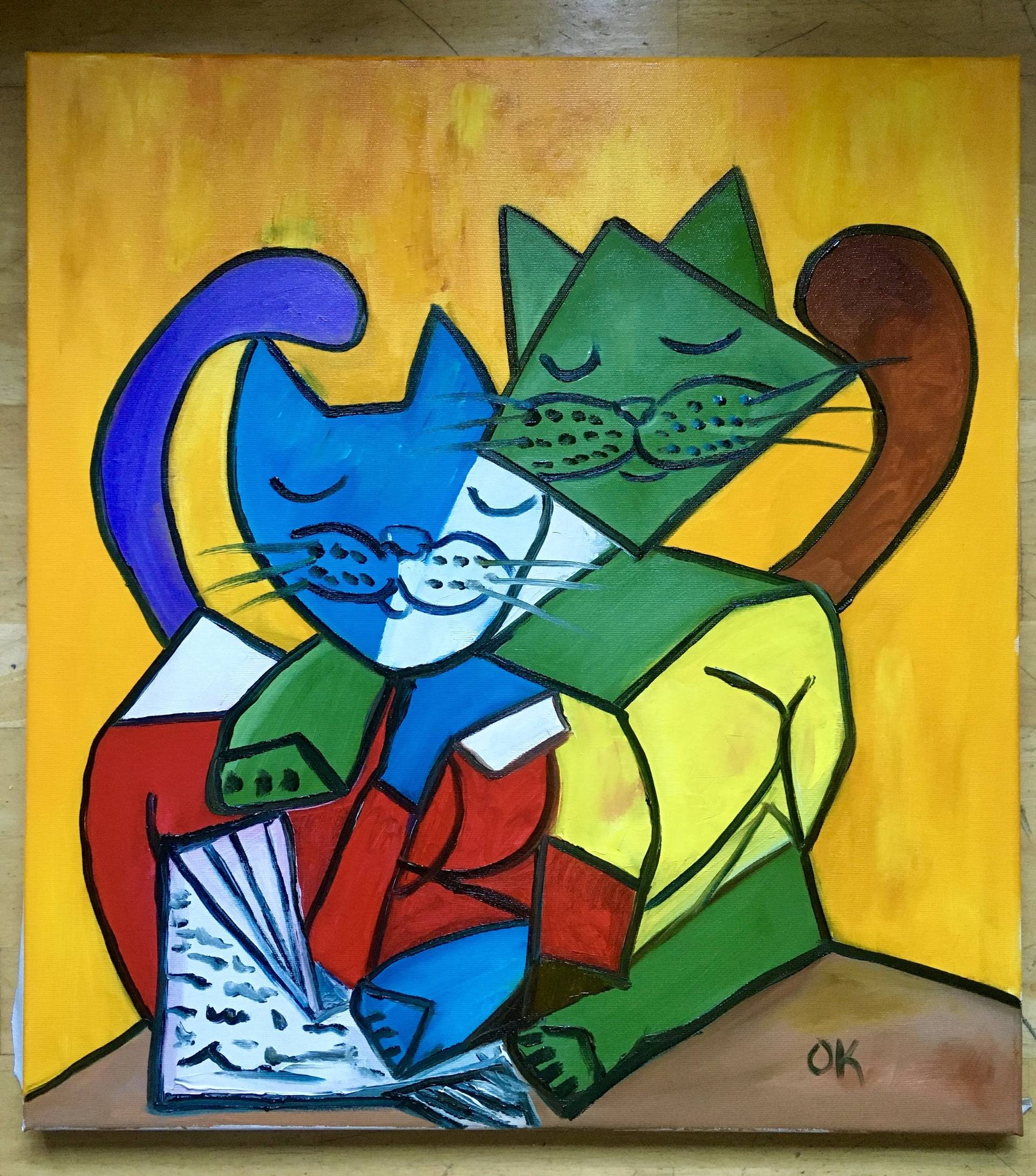 pablo picasso cubism cat