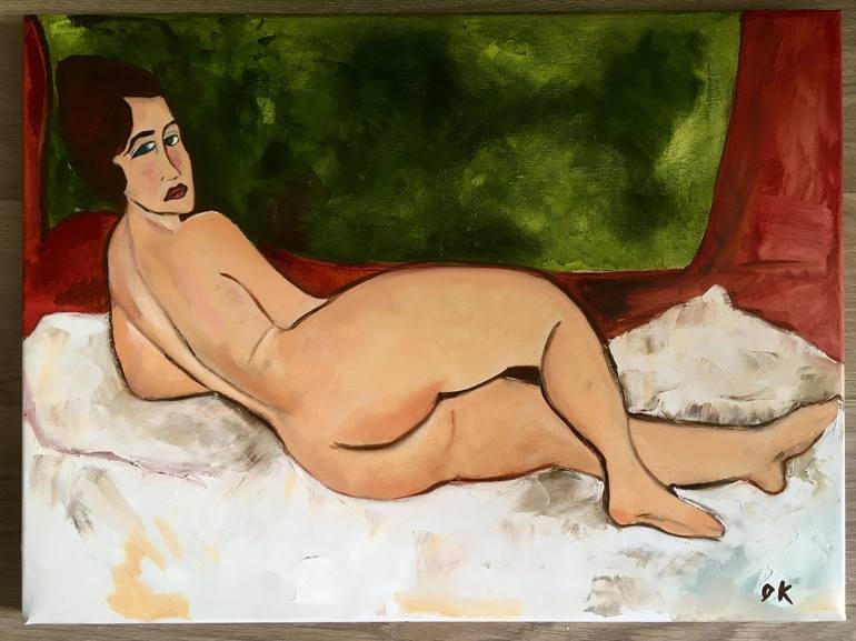 Original Erotic Painting by Olga Koval