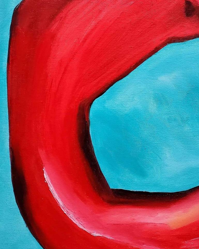 Original Art Deco Still Life Painting by Olga Koval