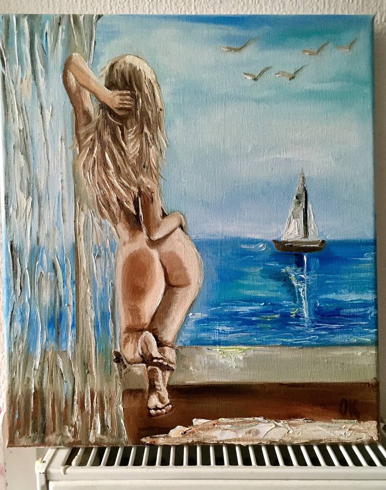 Original Nude Painting by Olga Koval