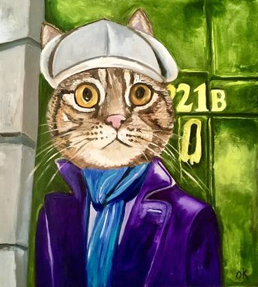 Troy is a cat Sherlock Holmes Baker Street 221 B. thumb
