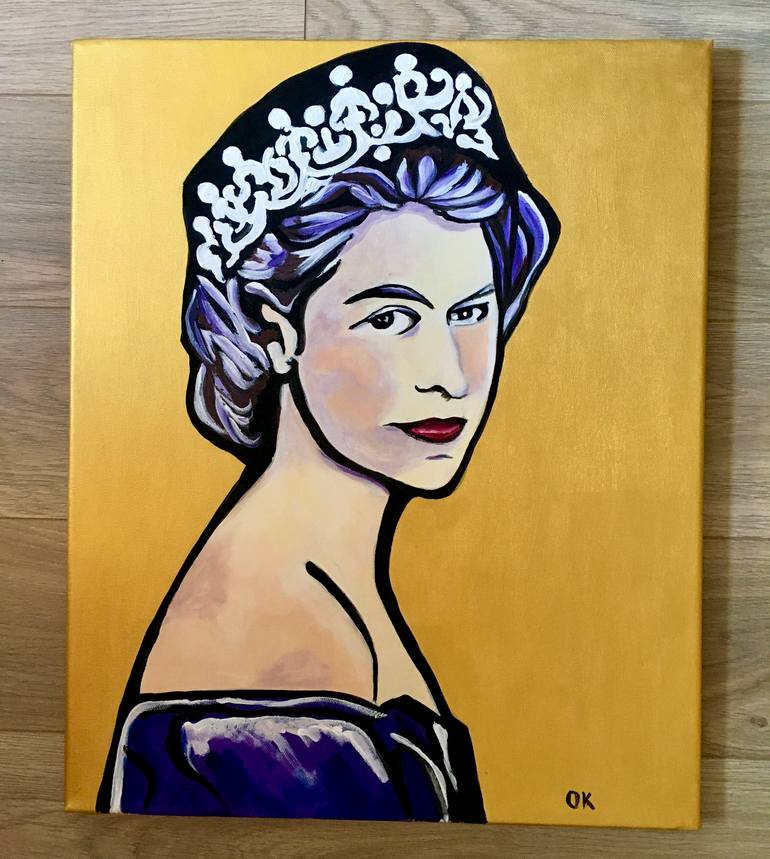 Original Modernism People Painting by Olga Koval