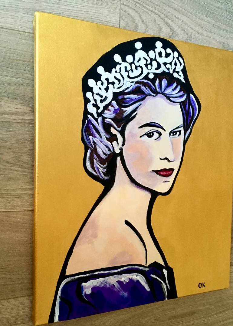 Original Modernism People Painting by Olga Koval