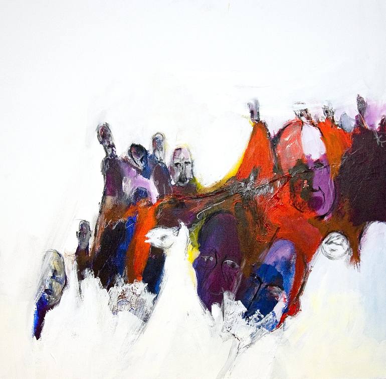 Audience III Painting by Rudi Stuve | Saatchi Art