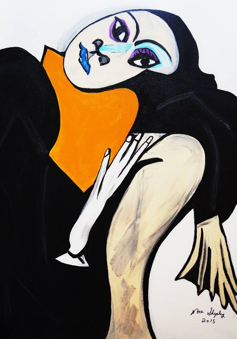 Original Abstract Painting by Nora Shepley