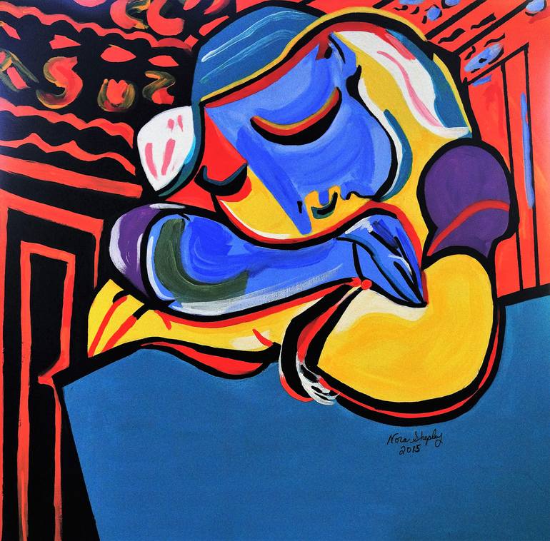 Original Abstract Painting by Nora Shepley