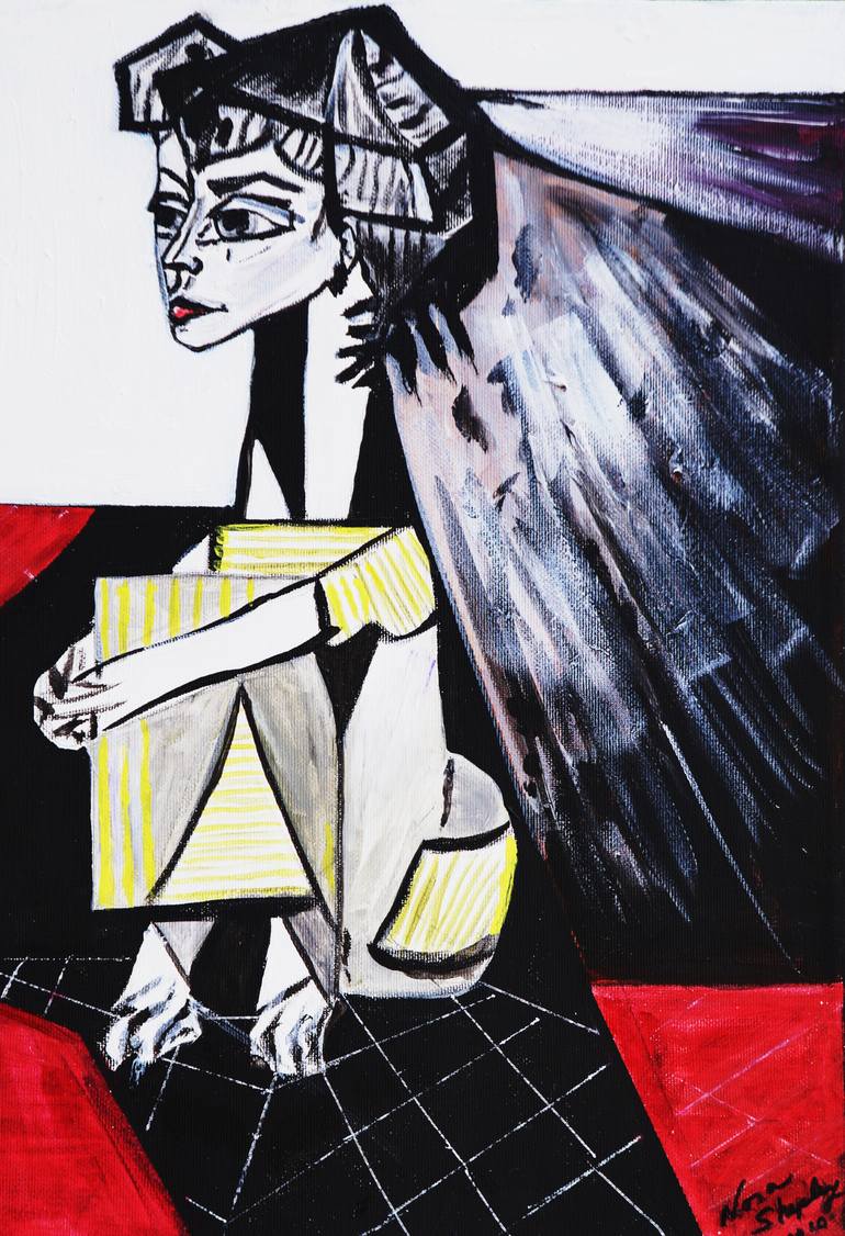 Original Abstract Painting by Nora Shepley