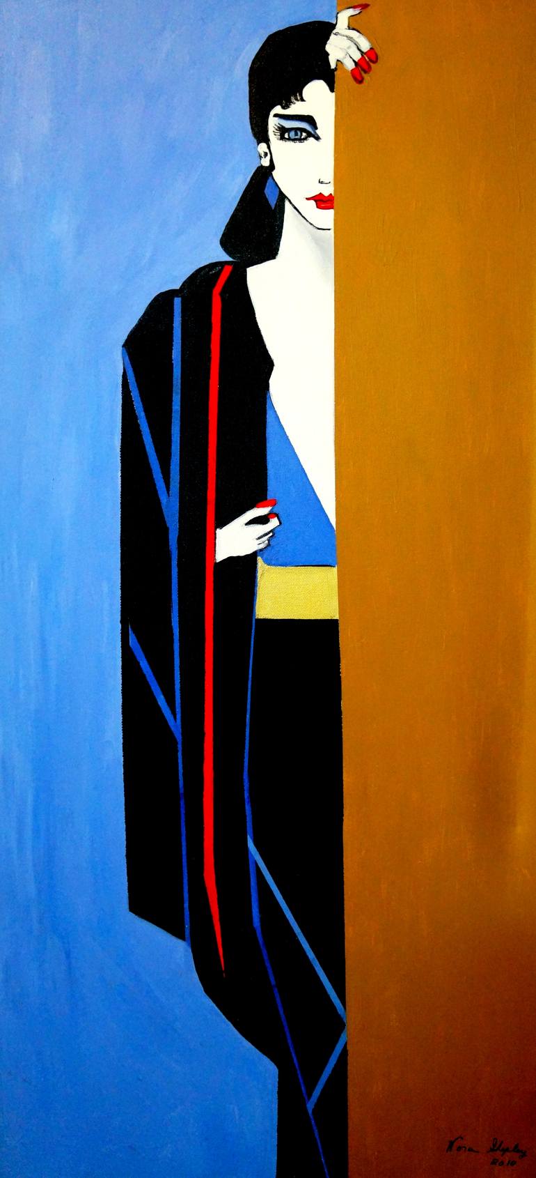 Original Art Deco Other Painting by Nora Shepley
