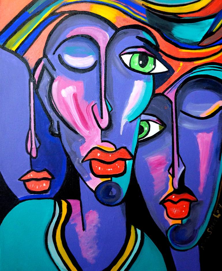 Original Abstract Painting by Nora Shepley
