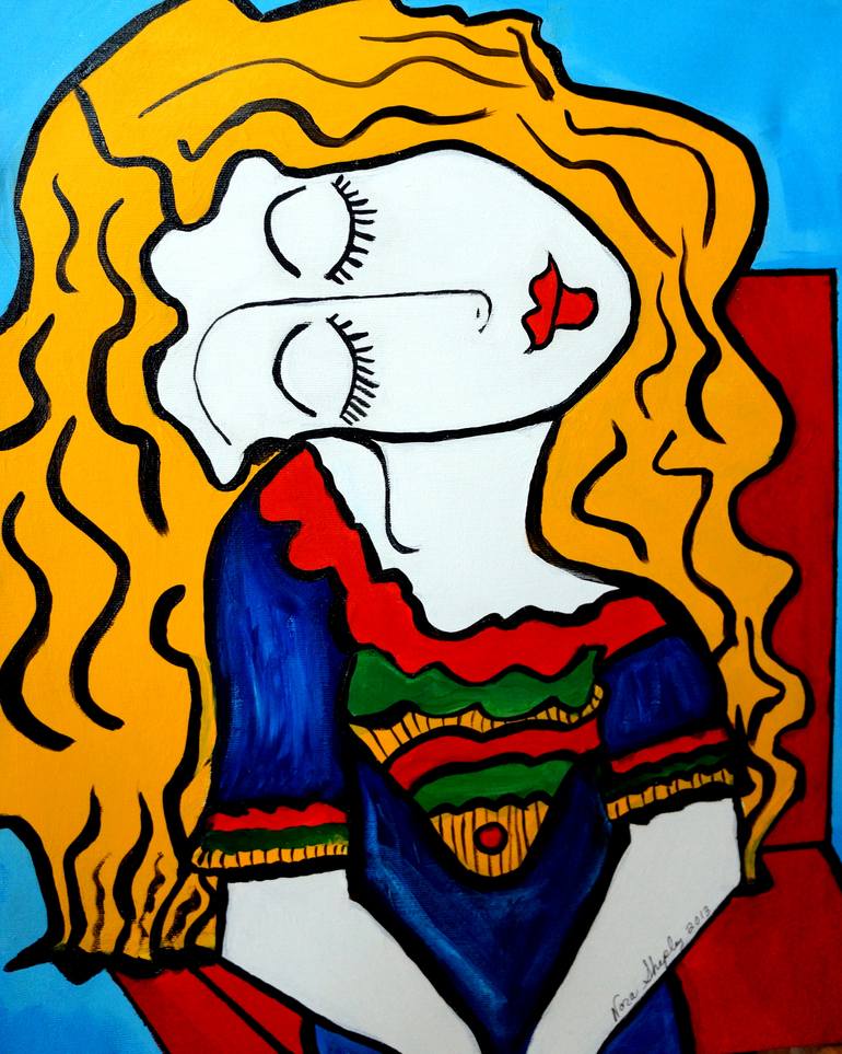 Original Abstract Painting by Nora Shepley