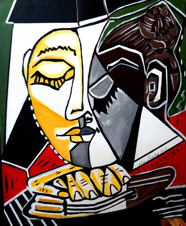Original Abstract Painting by Nora Shepley