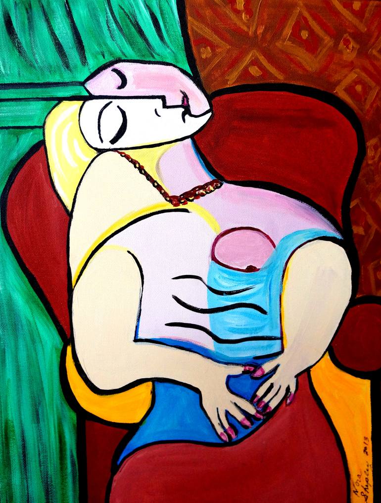 Original Abstract Painting by Nora Shepley
