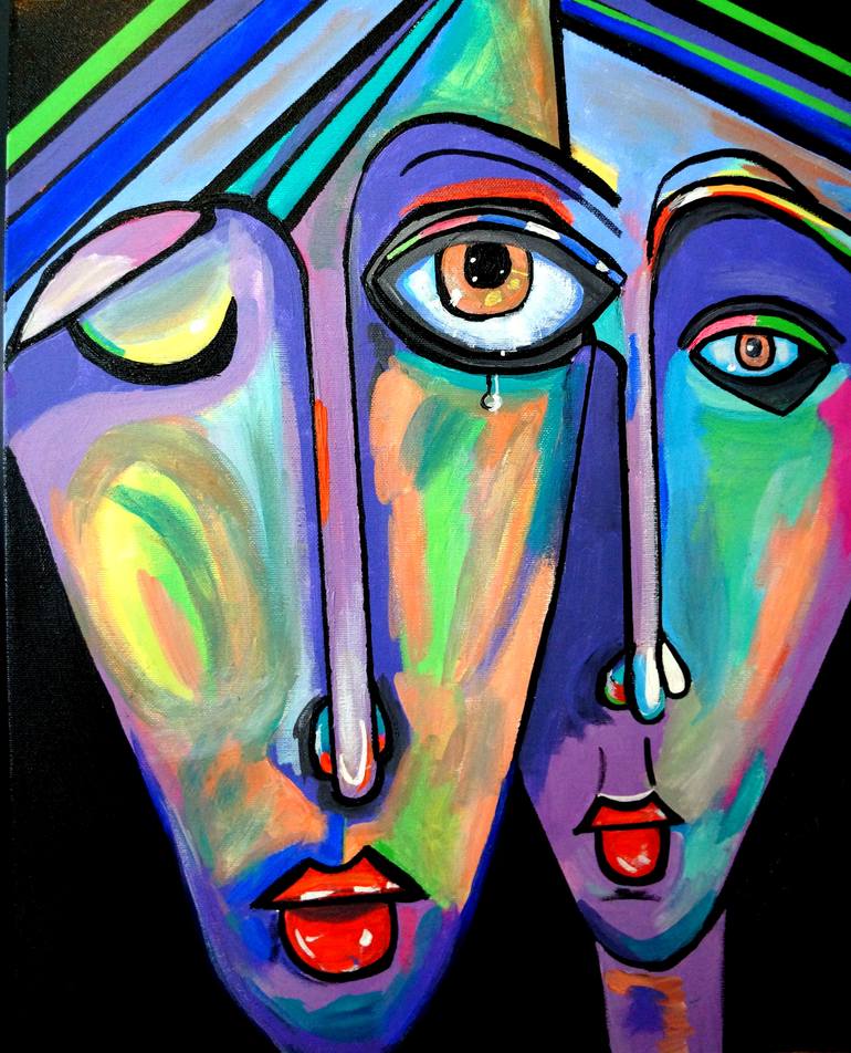 Original Abstract Painting by Nora Shepley