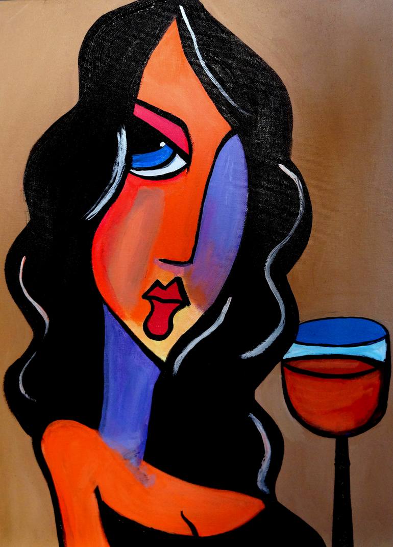 Original Abstract Expressionism Abstract Painting by Nora Shepley