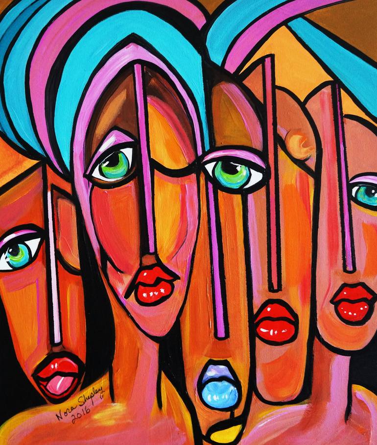 Original Abstract Painting by Nora Shepley