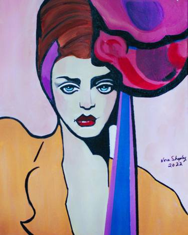 Original Art Deco Abstract Paintings by Nora Shepley