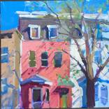 Sunlit Houses by Janet Pedersen