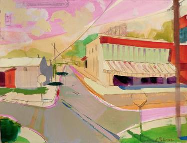 Print of Documentary Architecture Paintings by Janet Pedersen