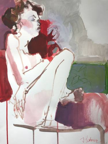 Print of Nude Paintings by Janet Pedersen