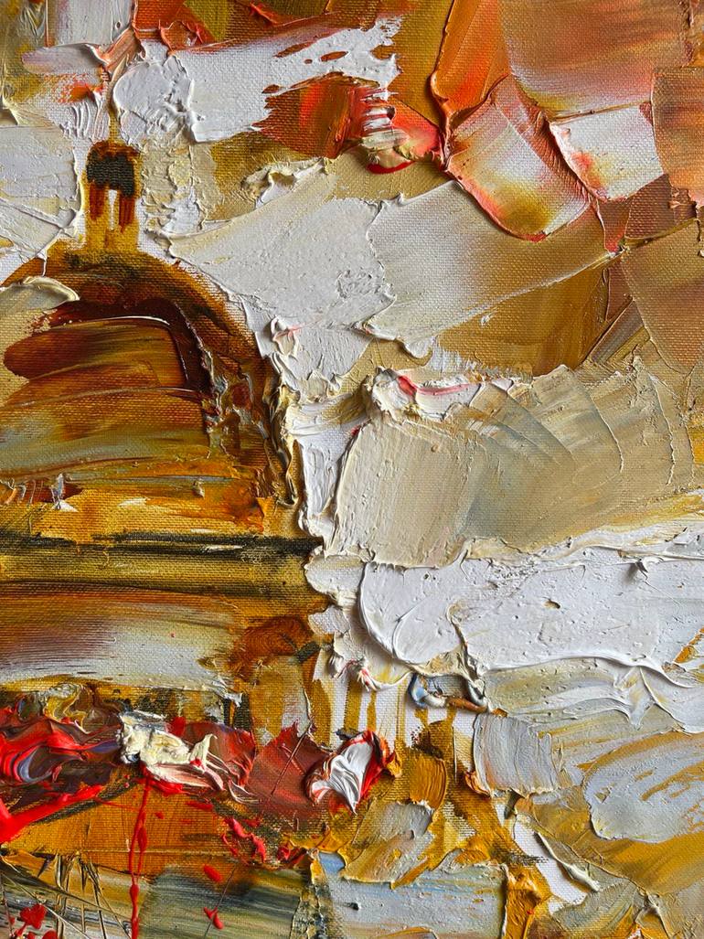 Original Impressionism Other Painting by Ukraine Kiev Art Gallery Gnome Guests
