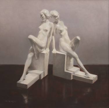 Print of Figurative Still Life Paintings by David Knight