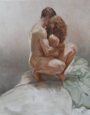 Original Figurative Nude Paintings by David Knight