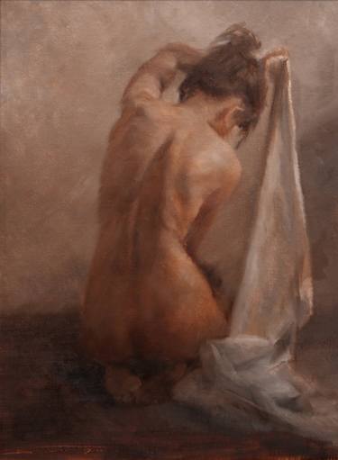 Print of Figurative Nude Paintings by David Knight