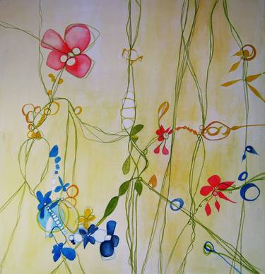 Print of Abstract Garden Paintings by Anna Finkelstein