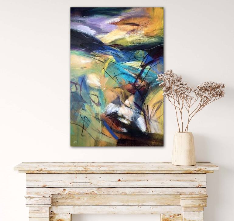 Original Abstract Landscape Painting by Alison Newman