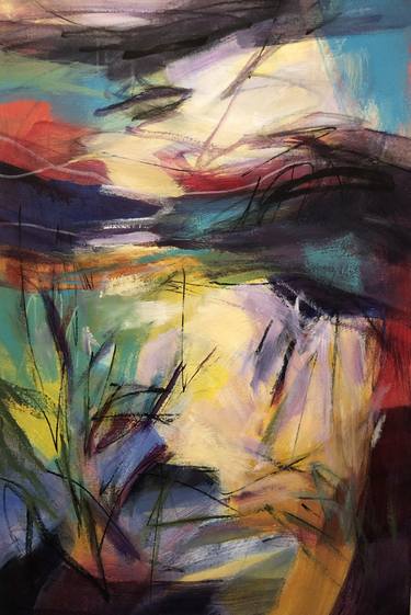 Original Abstract Landscape Painting by Alison Newman
