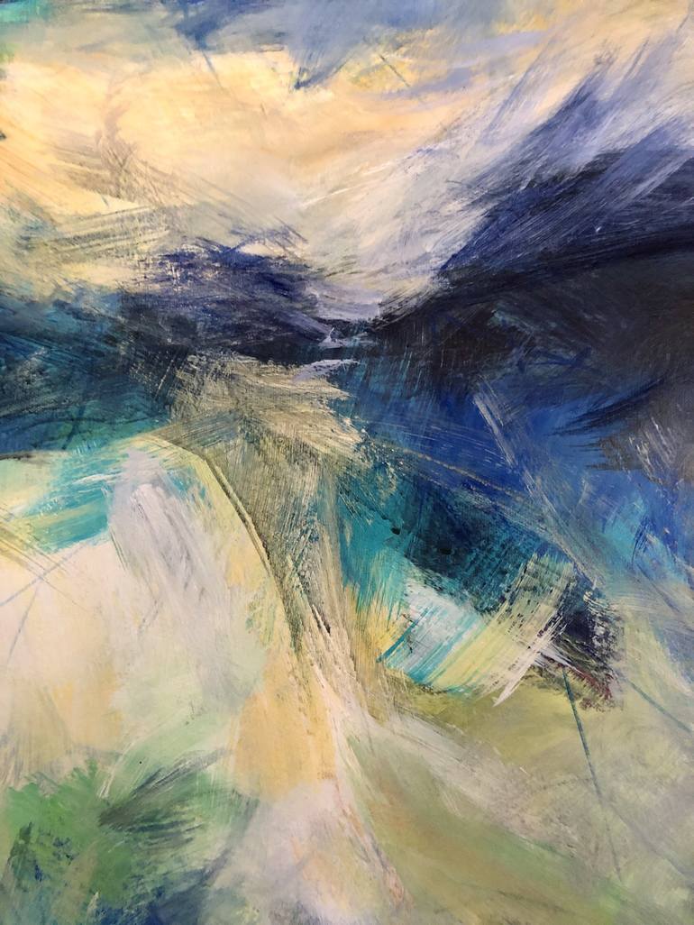 Original Abstract Landscape Painting by Alison Newman