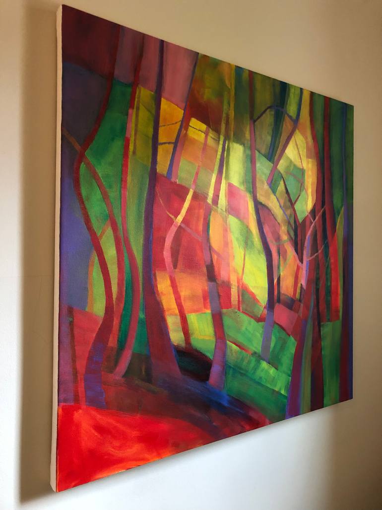 Original Abstract Landscape Painting by Alison Newman