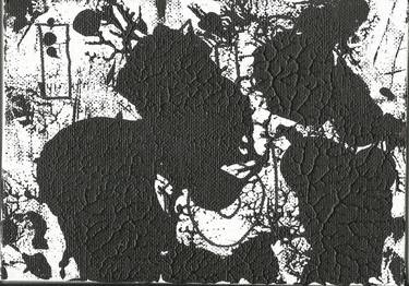 Original Dada Abstract Painting by Angie Hewitt