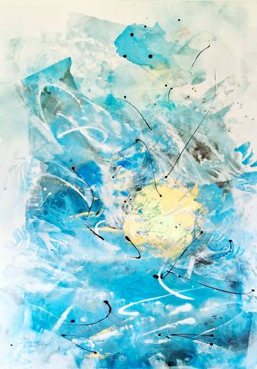 Original Fine Art Abstract Paintings by simone monney